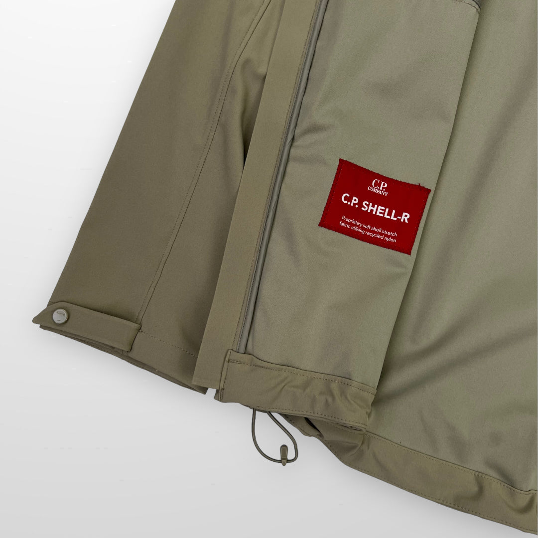 CP Company Soft Shell R Metropolis Jacket In Cream