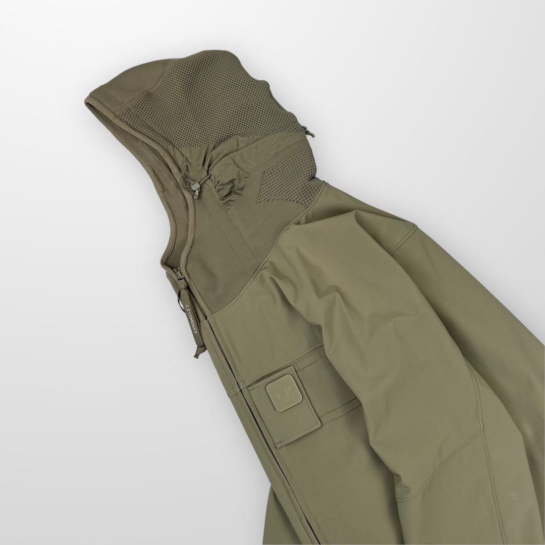 CP Company Soft Shell R Metropolis Jacket In Cream
