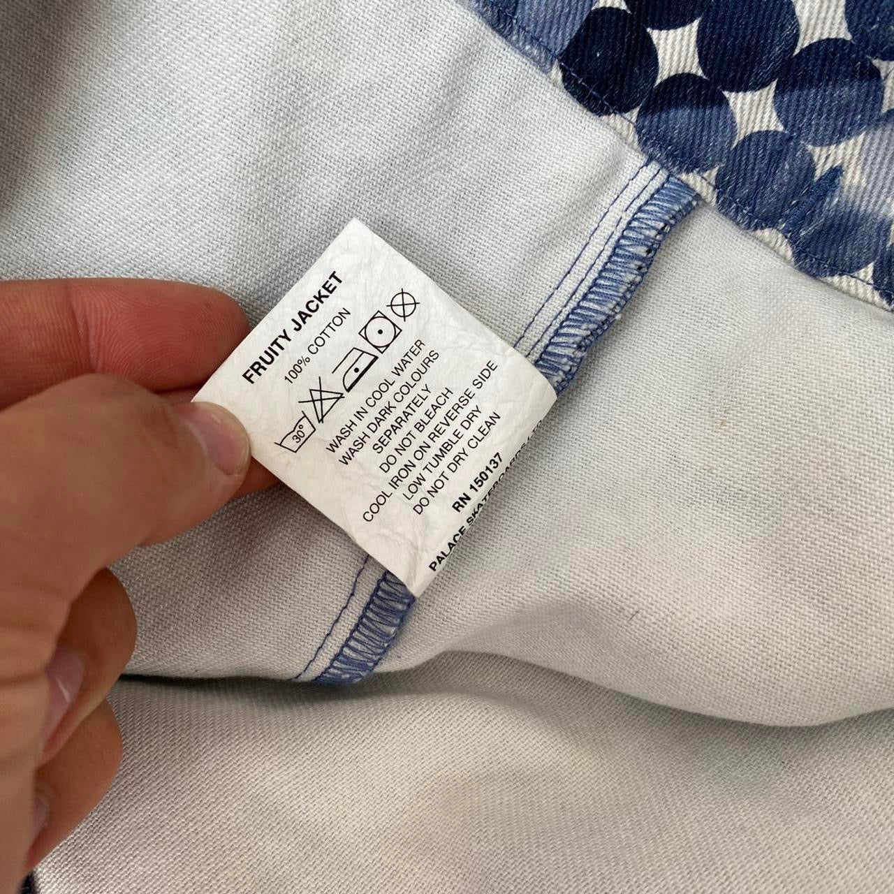 Palace Fruity Denim Jean Jacket In Blue